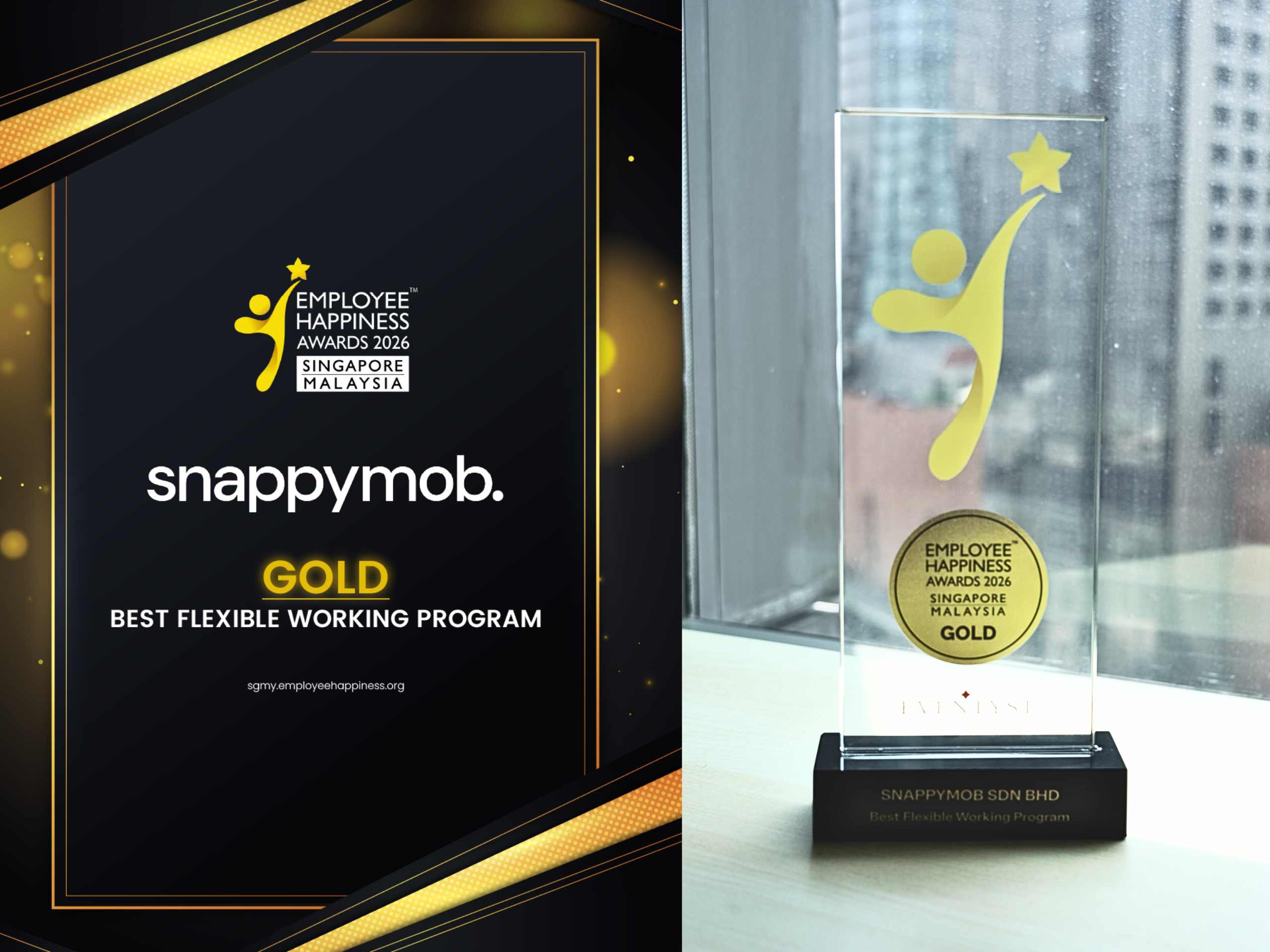 Recognition for Snappymob’s Flexible Working Culture