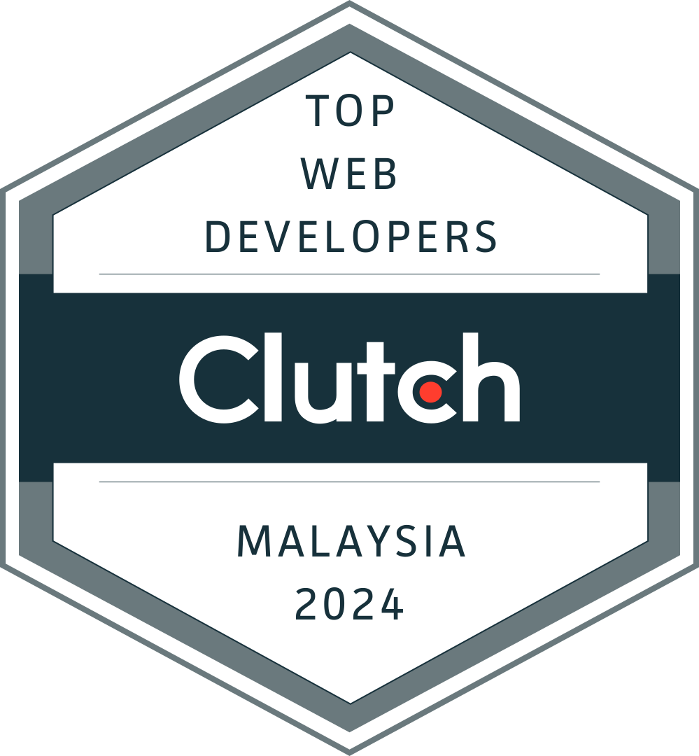 Badge from Clutch recognizing Snappymob as the Top Web Developers in Malaysia for 2024.